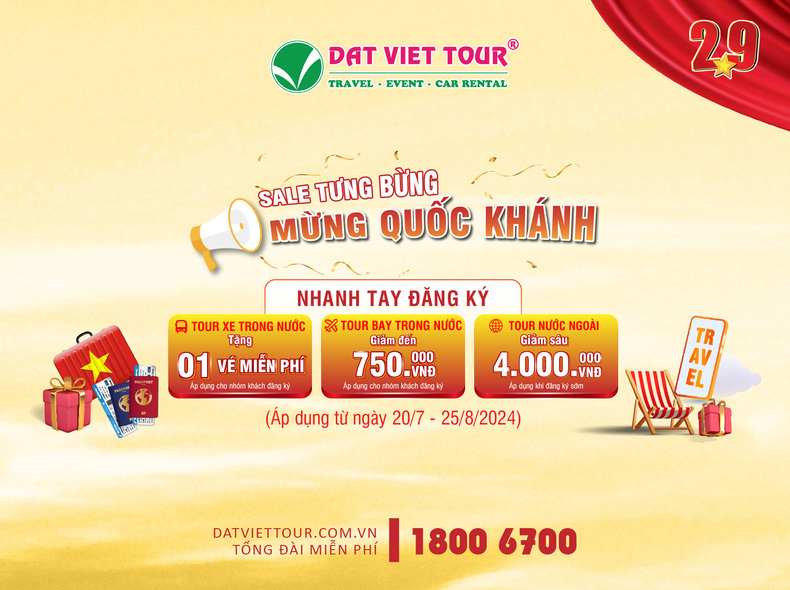 Tour lễ 2/9