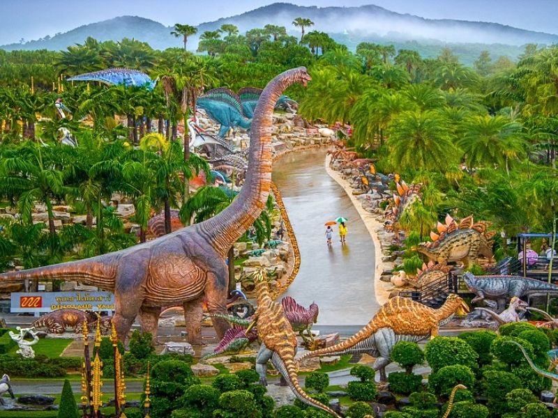 Công Viên Khủng Long Nongnooch Dinosaur Valley Pattaya